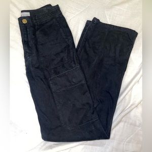 Zara High-Rise Straight-Fit TRF Cargo Trousers.